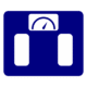 【商用利用可】体重計のアイコン